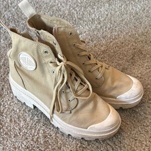 Palladium Pallabase Two Tone High-Top Canvas Boots